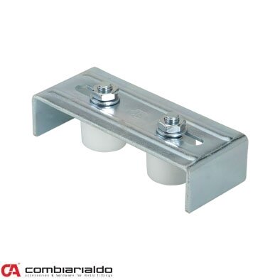 C460 Horní vedení brány Combi Arialdo, 2 vodící nylonové kladky 35 x 30 mm